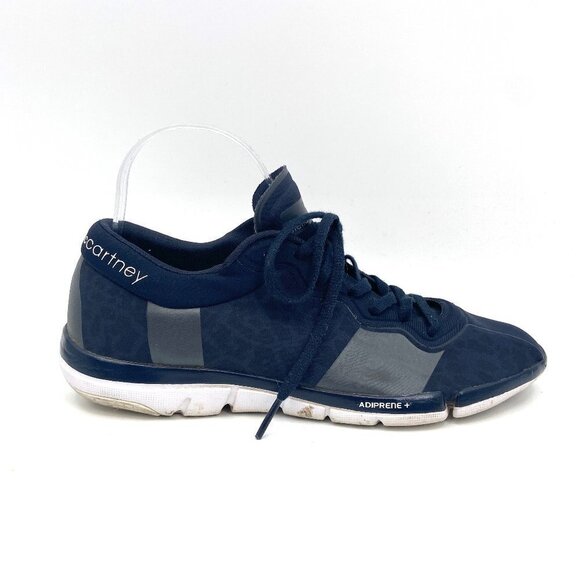 ADIDAS X STELLA MCCARTNEY Arauana Dance Sneaker Navy Blue Leopard Print Size 7 - Picture 1 of 10